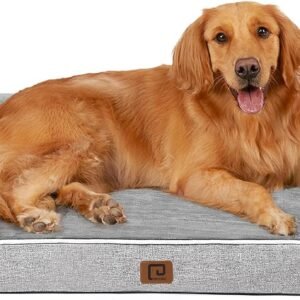 EHEYCIGA Orthopedic Large Dog Bed – Waterproof Memory Foam Pet Sofa with Washable Cover