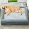 WNPETHOME XL Orthopedic Dog Bed – Washable, Waterproof Sofa with Bolsters