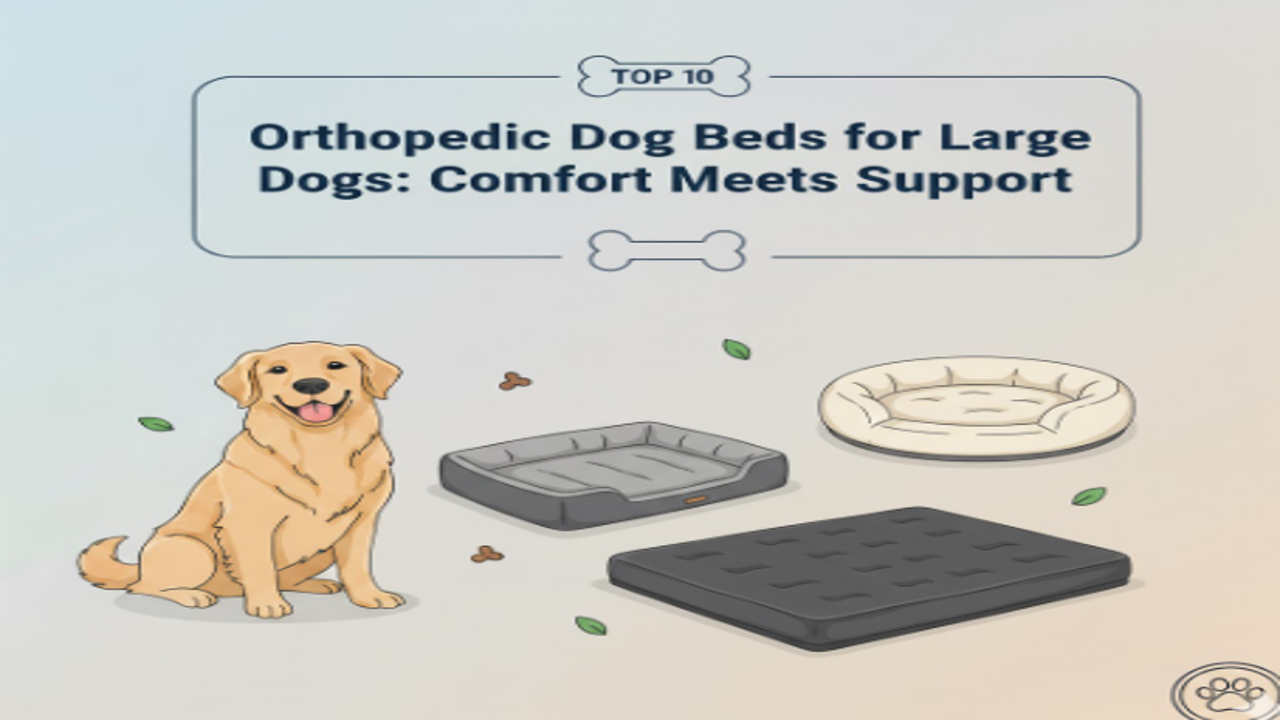 Top 10 Orthopedic Dog Beds for Large Dogs: Comfort Meets Support Top 10 Orthopedic Dog Beds for Large Dogs: Comfort Meets Support