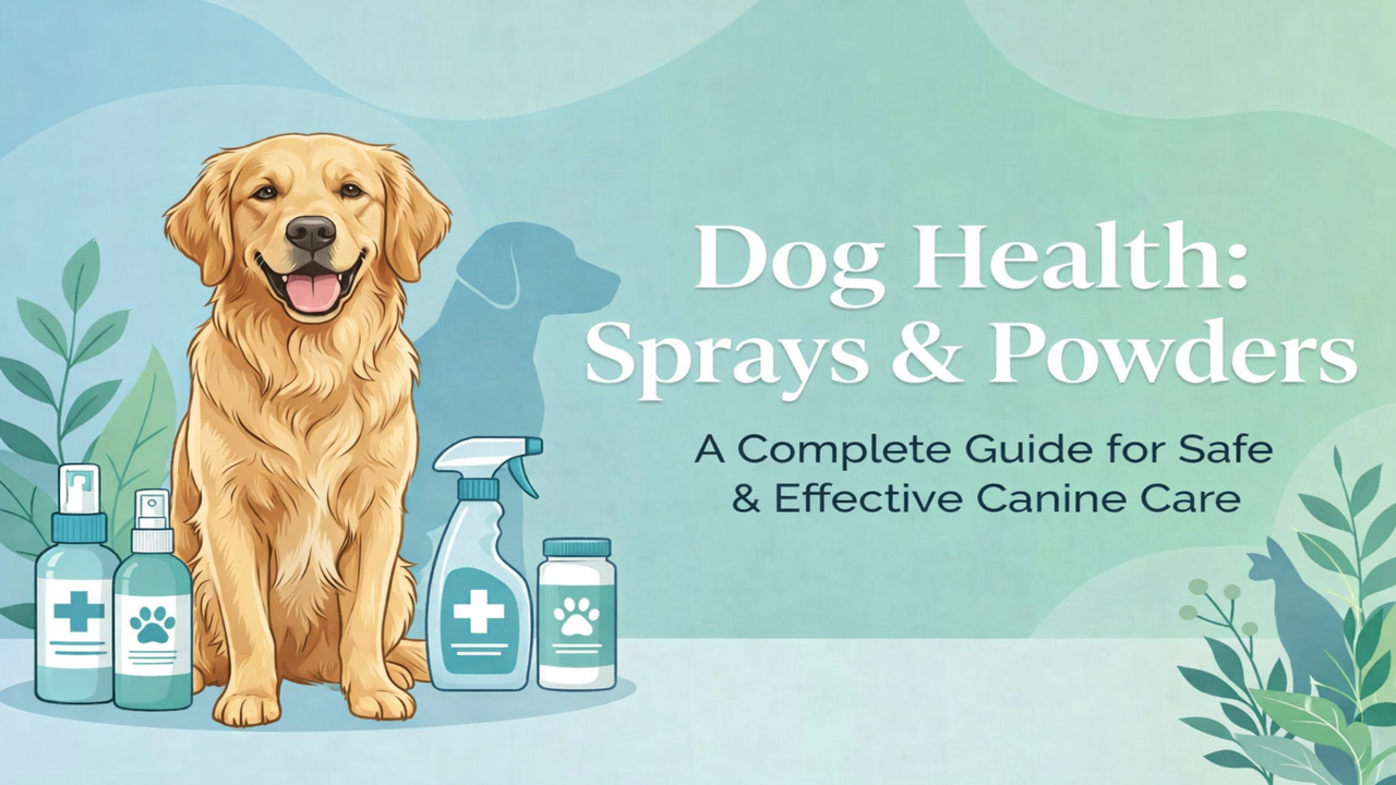 Dog Health: Sprays & Powders – A Complete Guide for Safe & Effective Canine Care Dog Health: Sprays & Powders – A Complete Guide for Safe & Effective Canine Care